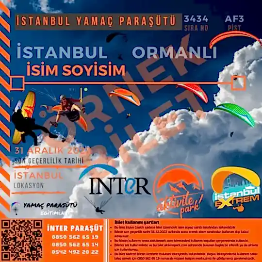 İstanbul Yamaç Paraşütü