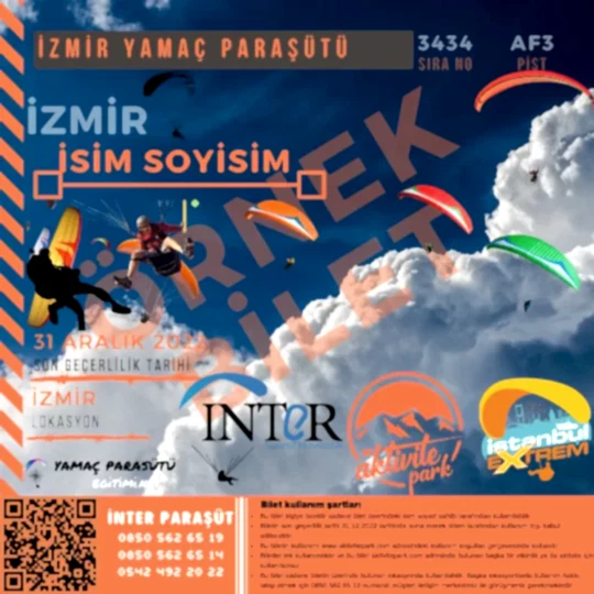 İzmir Yamaç Paraşütü